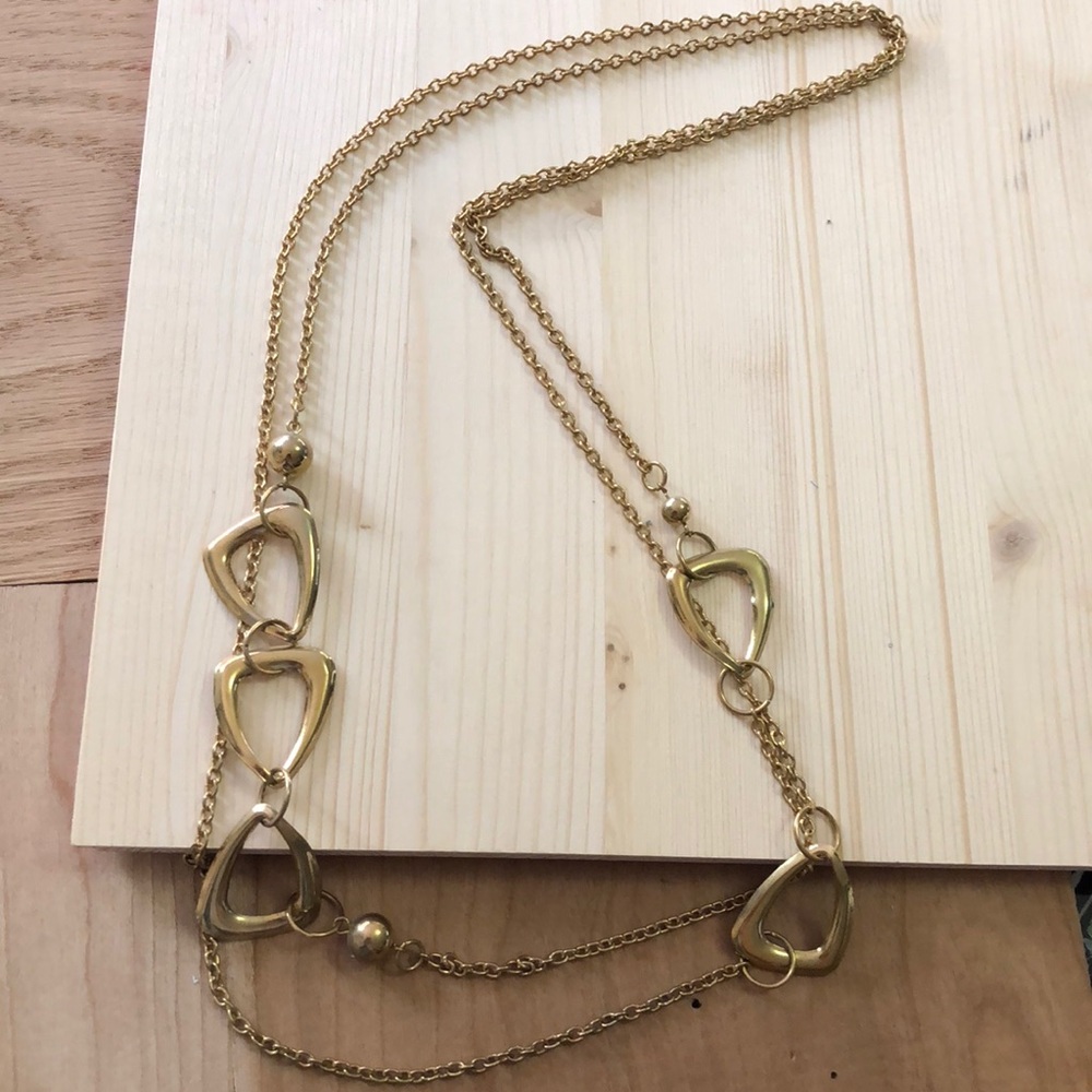 Great Wear To Work Double Layer Statement Necklace - image 1